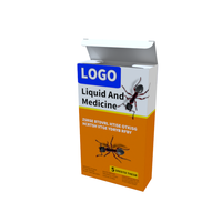 Boîtes d'emballage en papier pour appâts liquides anti-fourmis avec logo personnalisé, boîtes en papier de haute qualité pour petites entreprises