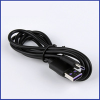 Kabel USB Type-T Berkualitas Tinggi Inti Tembaga 0.25M 0.5M 1M 1.2M 1.5M 2M Kabel Pengisian Cepat a ke c Putih Hitam Kabel A-c
