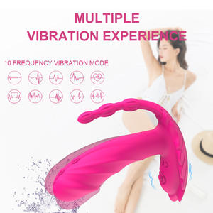 ‎ جديد جهاز تحكم عن بعد 10 أوضاع هزاز يمكن ارتداؤها مقاوم للماء سيليكون الجنس دسار التحفيز الاستمناء - Product Image 6