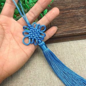 Trung Quốc Nhà Máy Knot Nhỏ Polyester <span class=keywords><strong>Hanger</strong></span> Handmade Tassel Với Trung Quốc Đặc Tính 12Cm Sử Dụng May Mặc - Product Image 6