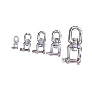 RICHWITS Stainless Steel Swivel Shackle 10 Mm Bar Diameter With Screw <b>Collar</b> <b>Pin</b> For Rope Connection - Product Image 4