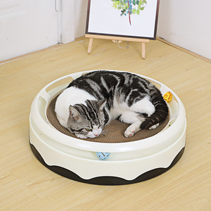 Produttore del commercio all'ingrosso impermeabile pp gatto carta ondulata <span class=keywords><strong>scratcher</strong></span> giradischi giocattolo - Product Image 4