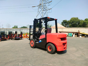 Ruijie CPC30 4x4 Drive <strong>Diesel</strong> <strong>All</strong> <strong>Terrain</strong> <strong>Forklift</strong> 3 Ton Three Stage Mast Pneumatic Tire for Farm Use - Product Image 2