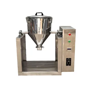 Batch Dry Powder Mixer Electric High Sealing Waist Drum Mixer