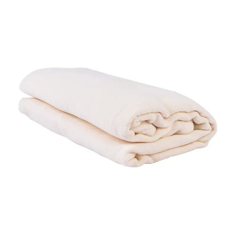 Beige recién nacido 6 capas algodón muselina bebé Lovey manta liso 100% algodón orgánico bambú bebé muselina swaddle suave manta de bebé