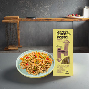 高タンパク質高食事繊維低糖ナトリウムひよこ豆麺パスタビーガン用精製加工ボックス包装 - Product Image 1