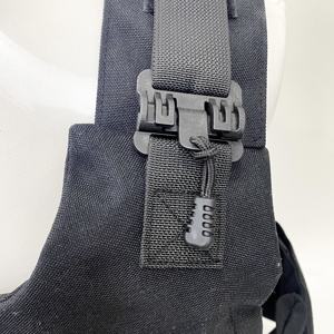 เสื้อเกราะกันกระสุนน้ำหนักเบา 1000D สีดำ แบบปลดเร็ว พร้อมแผ่นกันกระสุนเสริมน้ำหนักสำหรับการรบ - Product Image 5