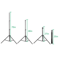 Kit d'Éclairage Vidéo et Accessoires Photo 6,6x10ft avec Parapluie, Boîte à Lumière, Fond et Réflecteur 5 en 1 pour Studio Photo