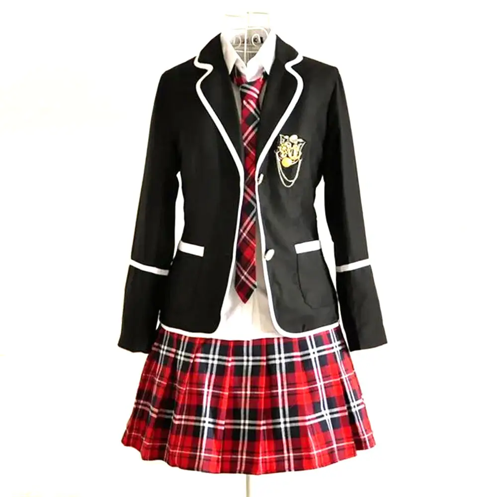 Lanwo new model custom modern kids school uniform wholesale design tracksuit ties blazer pants international school uniforms