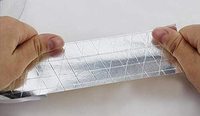 Ruban personnalisé en aluminium pour réfrigérateur, feuille d'argent 65U résistant à la chaleur, ventilation ventilation ventilation