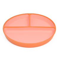 Vente en gros Vaisselle de qualité alimentaire sans Bpa en silicone pour bébé avec assiette en plastique Bol à dîner moderne pour enfants en silicone pour l'alimentation de bébé