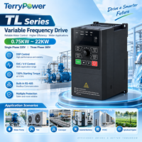 Inverter VFD Seri TL Penggerak AC Tiga Fasa 380V 0.75-37KW Kontrol V/F SVC Programmable I/O Output Analog Pulsa 50kHz Seri TL
