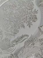Tissu Jacquard Damassé de Luxe en Satin Fleuri Teint en Fil Occultant 100% Polyester pour Textiles de Maison, Rideaux et Canapés
