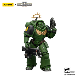 Figura de Acción Coleccionable Joytoy Dark Source <span class=keywords><strong>Warhammer</strong></span> 40k Edición Juego Salamanders Heavy Intercessor Escala 1/18 Modelo Articulado - Product Image 4