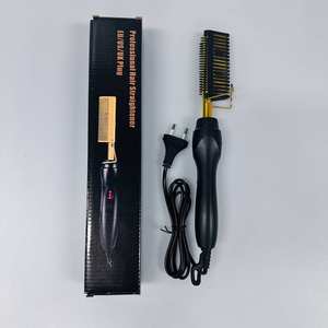 Lisseur à cheveux électrique portable le plus vendu 2025, brosse chauffante, peigne chauffant, lisseur électrique - Product Image 5