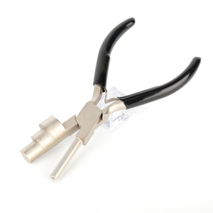 Pince à bec plat et à bec rond en acier inoxydable, 6 pouces, largeur de mâchoire 1/4 po, pointe lisse, outil de fabrication de bijoux pour le bobinage - Product Image 2