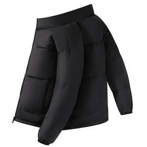 Chaqueta de Invierno 2025 para Hombre, con Cierre, Cálida, Casual, Resistente al Viento e Impermeable, con Capucha y Acolchado de Lona, Popular - Product Image 2