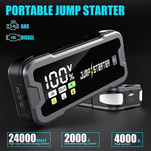 Professional 4000A Heavy Duty Jump 12V 24000mAh Battery Booster for 10L Gas 8.0L Truck SUV Fleet Maintenance KCCY53N 400 - Product Image 5