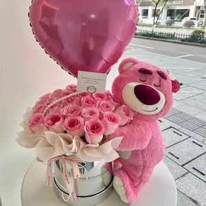 Solid Color Flowers Rigid Eco-Friendly Recyclable Embossed UV Finish Paperboard Bouquet <b>Gift</b> <b>Box</b> <b>Empty</b> Arrangement Mothers Day - Product Image 4