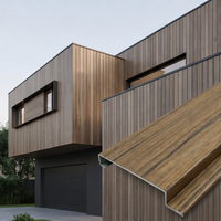 Panneau linéaire en alliage d'aluminium à l'aspect bois naturel, perforé, facile à installer, plafond suspendu extérieur, écologique, insonorisant