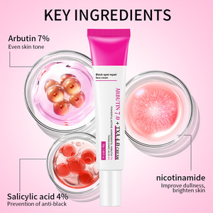 Crème éclaircissante pour la peau à 7% d'arbutine et 4% d'acide tranexamique, anti-taches brunes, crème éclaircissante pour le <span class=keywords><strong>visage</strong></span>, marque privée OEM pour femmes - Product Image 3