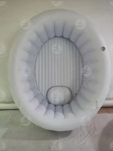 Piscina inflable de PVC ecológica de alta calidad, alfombrilla grande y forro, bomba con logotipo personalizado incluida para el nacimiento en el agua del hogar - Product Image 4