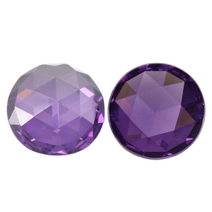 <span class=keywords><strong>Gemas</strong></span> Redondas Pulidas <span class=keywords><strong>de</strong></span> Zirconia Rojo Púrpura, Piedra Suelta <span class=keywords><strong>de</strong></span> Zirconia Cúbica Sintética con Corte Rosa, Gema Central <span class=keywords><strong>de</strong></span> la Familia Pan - Product Image 4