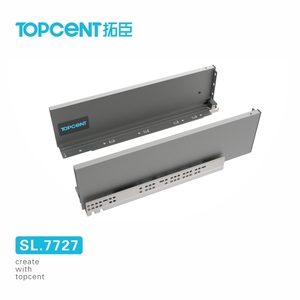 Topcent Nhà Máy 4D Đóng Mềm Thiết Kế Hiện Đại Tempem Hộp Dưới Núi Ngăn Kéo Trượt Mỏng tendem Hộp Hệ Thống Cho Nhà Bếp & Căn Hộ - Product Image 2