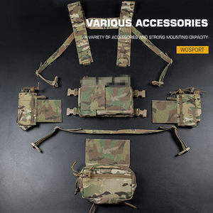 WOSPORT Cordura MK4 Chest Rig equipado con 5,56 + 9mm Mag Pack para juegos CS al aire libre - Product Image 6