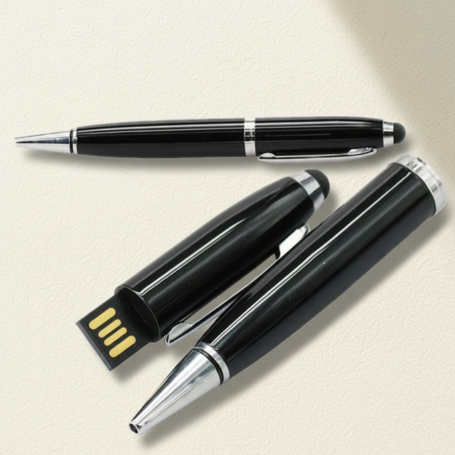 High Quality Promotional Ball Pen Shape USB Flash Drive with Laser logo 32gb 64GB 128G USB Pen Drive Business Gift Usb Pen Stick