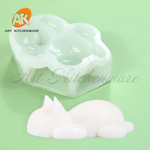 Molde AK de Silicona en Forma de Vaca para Chocolate, Jabón, Vela, Pastel, Pudin, Yeso y Resina 3D, Molde para Decoración de Repostería - Product Image 5