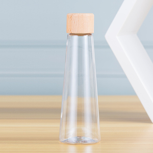 Botella de Plástico Desechable PET de Grado Alimenticio con Forma de Cono y Tapa de Rosca de 250 ml y 350 ml para Té con Leche, Jugo y Bebidas - Product Image 3