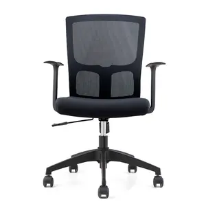 Chaise pivotante ergonomique de haute qualité en maille Orange, vente directe en usine