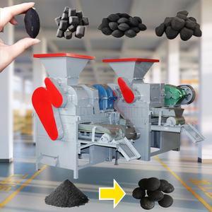 Barbecue Charcoal Brikett Produktions ausrüstung Holz Sägemehl Kohle Holzkohle Pulver Brikett ier maschinen Holzkohle Form maschine - Product Image 1