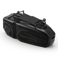 Tas Sepeda ROCKBROS dengan Penutup Hujan untuk Ponsel 4-6.5' di Bagian Depan, Kotak PVC, Aksesoris Sepeda, Tas Tabung Atas