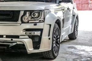 Kit carrosserie de haute qualité de style <span class=keywords><strong>HM</strong></span> pour Land Rover Discovery 3/4, pare-chocs avant et arrière, kit large, diffuseur d'ailes - Product Image 2