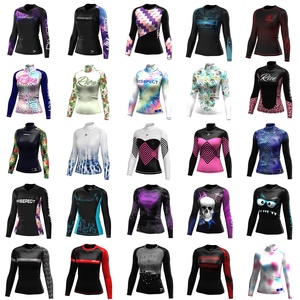 Maglietta a strisce zebrate con motivo ad alte prestazioni No Gi Rash Guard, anti-uv, asciugatura rapida, comoda a compressione - Product Image 5