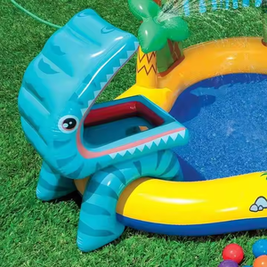 Centre de jeux gonflable dinosaure <span class=keywords><strong>INTEX</strong></span> 57444, piscine pour enfants, jeux d'eau, pulvérisation d'eau, <span class=keywords><strong>parc</strong></span> <span class=keywords><strong>aquatique</strong></span> pour enfants - Product Image 3