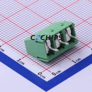 DG127-5.08-03P-14-1002A(H) Screw Terminal Block Through hole Component (THT),P=5.08mm Connector 1x3P 5.08mm Green Through Hole - Product Image 2