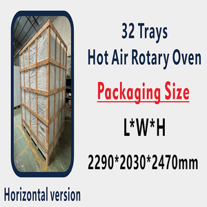 เตาอบแบบหมุนสแตนเลส 32 ถาด ยี่ห้อ OEM ราคาถูกใหม่ เครื่องมืออุตสาหกรรมสำหรับ<span class=keywords><strong>ร้าน</strong></span>ขายขนมปัง พิซซ่า ผลไม้ ถั่ว อาหารแห้ง - Product Image 3