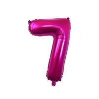 Ballon en aluminium Mylar rouge rose de 40 pouces, ballon à l'hélium pour la décoration d'anniversaire et les célébrations importantes