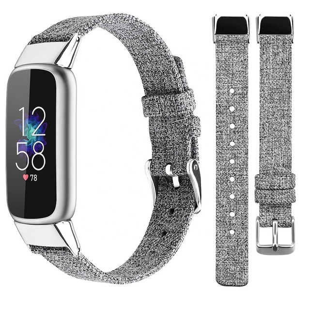 Wholesale Factory Price Canvas Watch Strap Band for Fitbit Luxe Smart Bracelet
