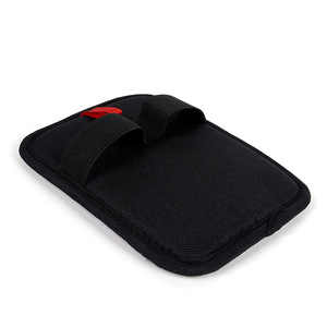 <b>Pet</b> Grooming Glove Electrostatic Hair Removal <b>Brush</b> 17cm X 13cm For Cat Cleaning Black And Gray Oxford Cloth - Product Image 1