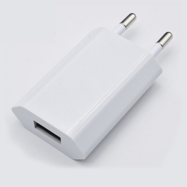 Smart 5V 1A USB Wall AC Power Adapter EU/US Plug Travel Charger for iPhone Mobile Phone Laptop Desktop Connection OVP/OTP