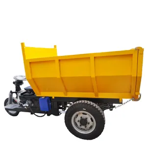 LC 2 Ton Memuat Kapasitas Mini Diesel Sepeda Roda Tiga/Tiga Roda Dump Sepeda Roda Tiga/Truk Kecil untuk Pertambangan AM89