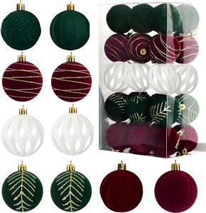 Nouvelle Décoration de Noël Personnalisée : Boule en Plastique Floqué 8mm Faite à la Main, Imprimée UV Multicolore, pour Arbre de Noël – Article Très Demandé pour les Fêtes - Product Image 1