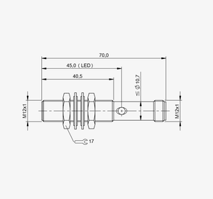 เซ็นเซอร์วัดระยะแบบเหนี่ยวนำ B-ALLUFF BES 516-325-G-S4-L (BES03AR) ของใหม่และของแท้พร้อมส่ง - Product Image 2