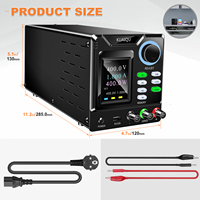 Source d'alimentation CC programmable haute tension 400V 1A, alimentation à découpage réglable à quatre chiffres avec écran LCD