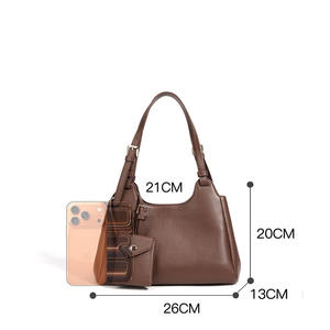 High quality Genuine Leather Women's Tote Bag Fashion Women's Shoulder Crossbody bags <b>Handbag</b> for Women designer Ladies bags - Product Image 3