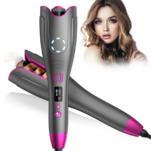 Sèche-cheveux, lisseur et boucleur avec revêtement céramique, <span class=keywords><strong>fer</strong></span> à <span class=keywords><strong>boucler</strong></span> portable, boucleur automatique rotatif - Product Image 1